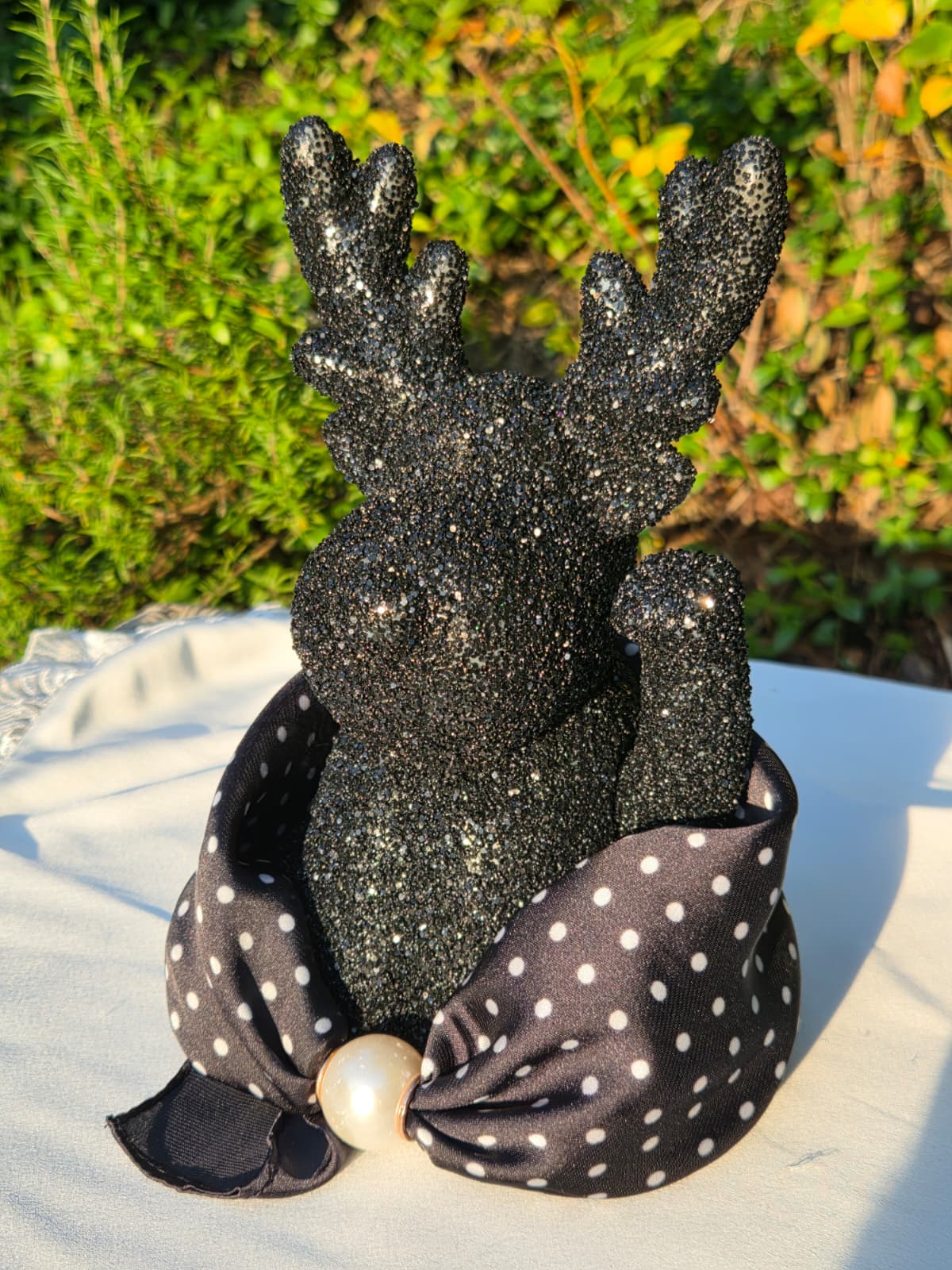Magic Glitter Rentier – winkende Dekofigur, 21 cm