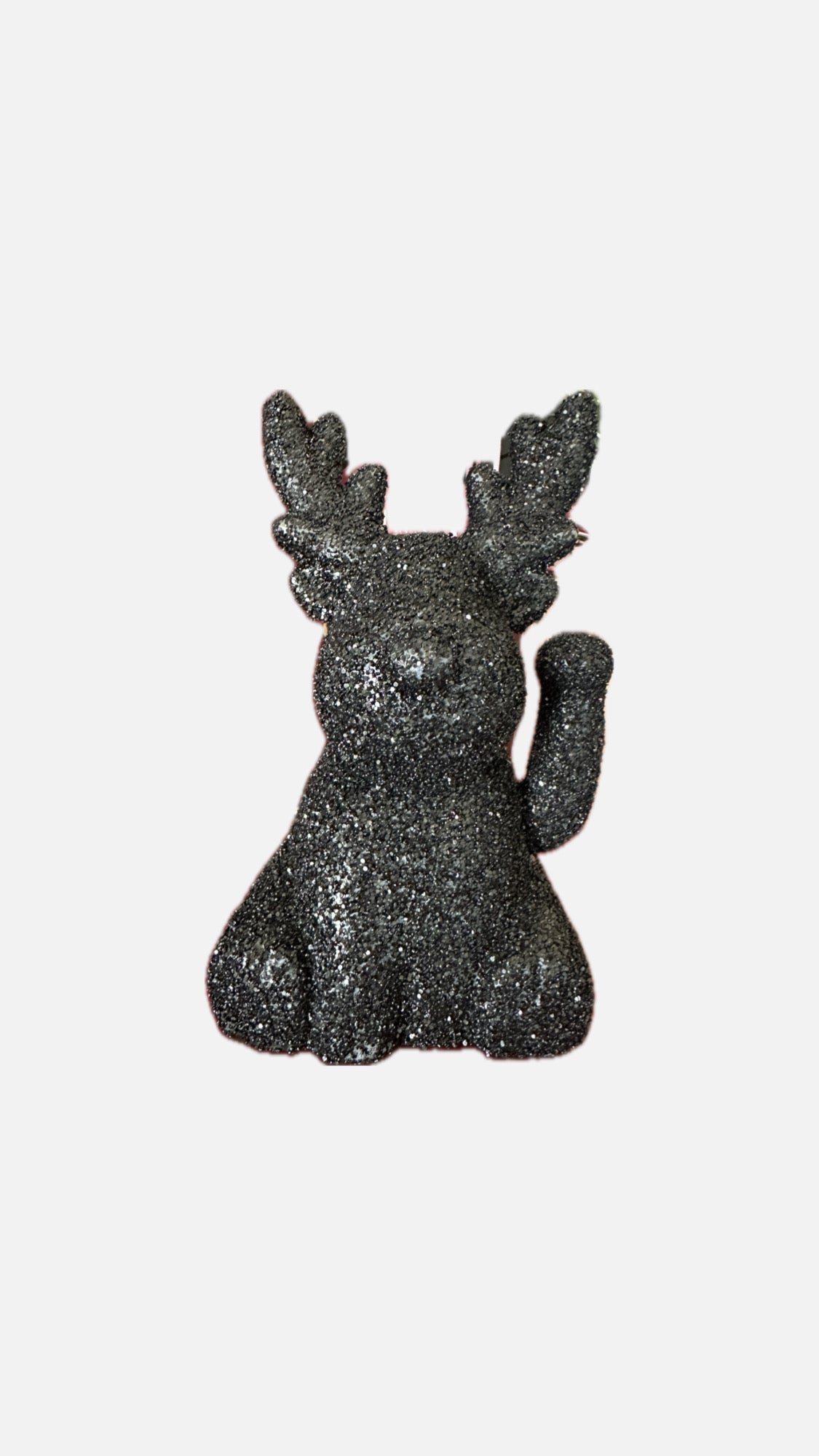 Magic Glitter Rentier – winkende Dekofigur, 21 cm