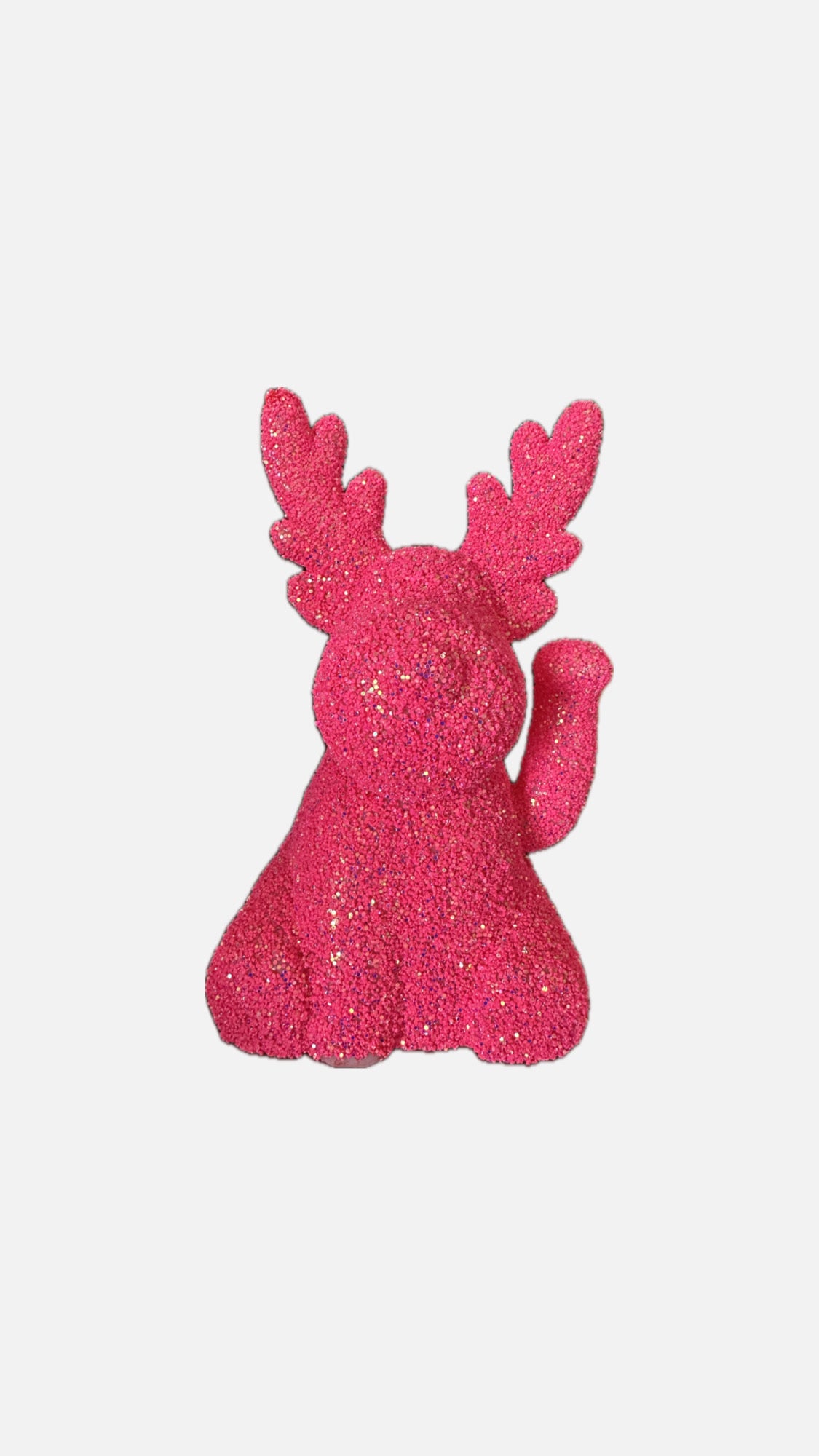 Magic Glitter Rentier – winkende Dekofigur, 21 cm