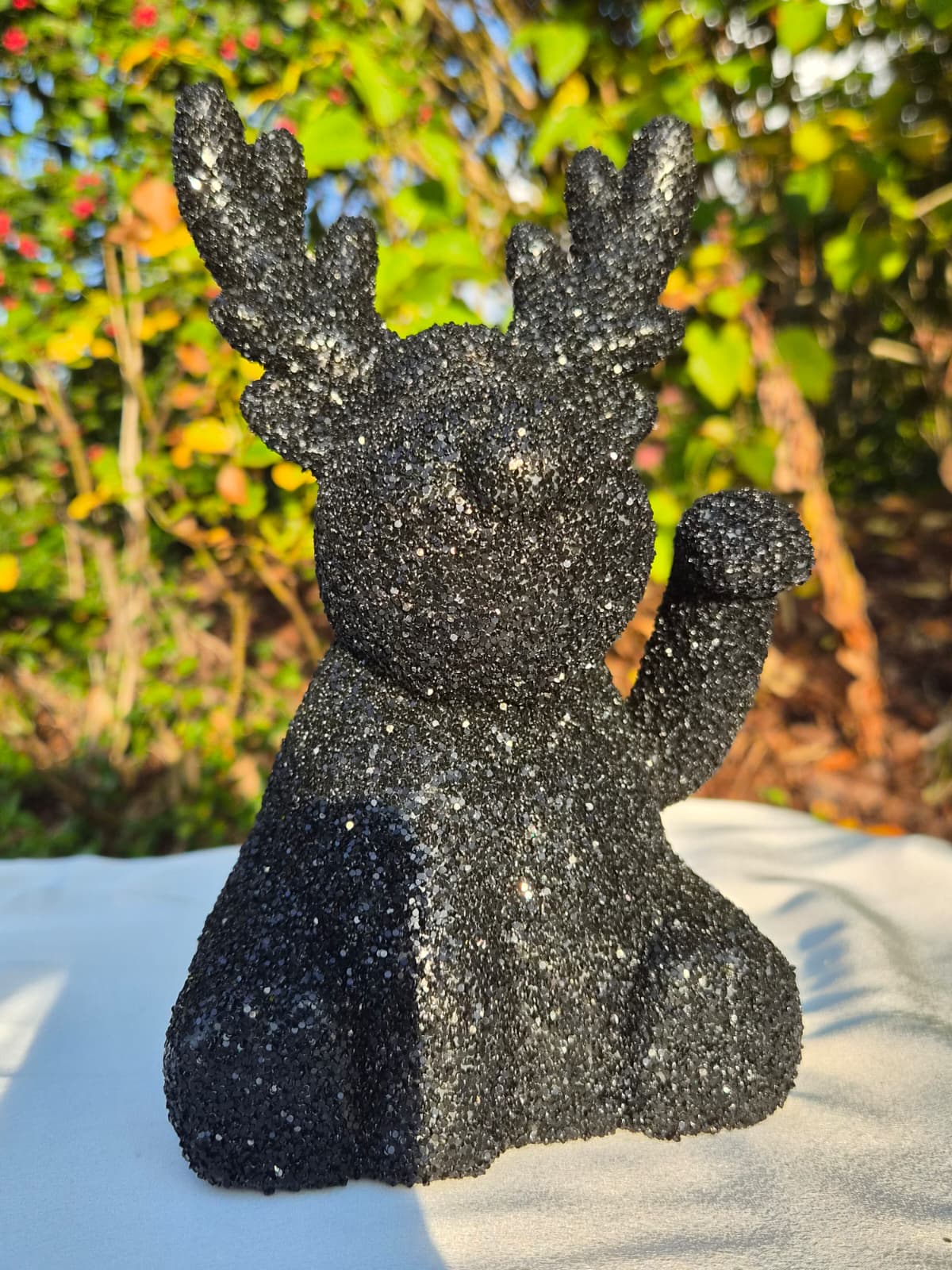 Magic Glitter Rentier – winkende Dekofigur, 21 cm