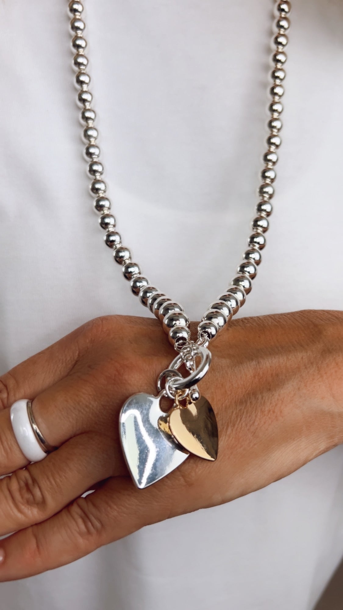 Kette "Long Magic Hearts"