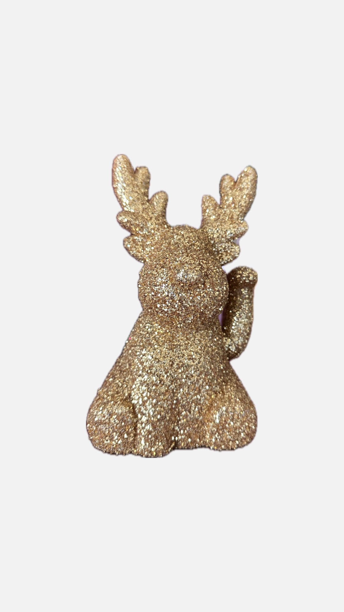 Magic Glitter Rentier – winkende Dekofigur, 21 cm
