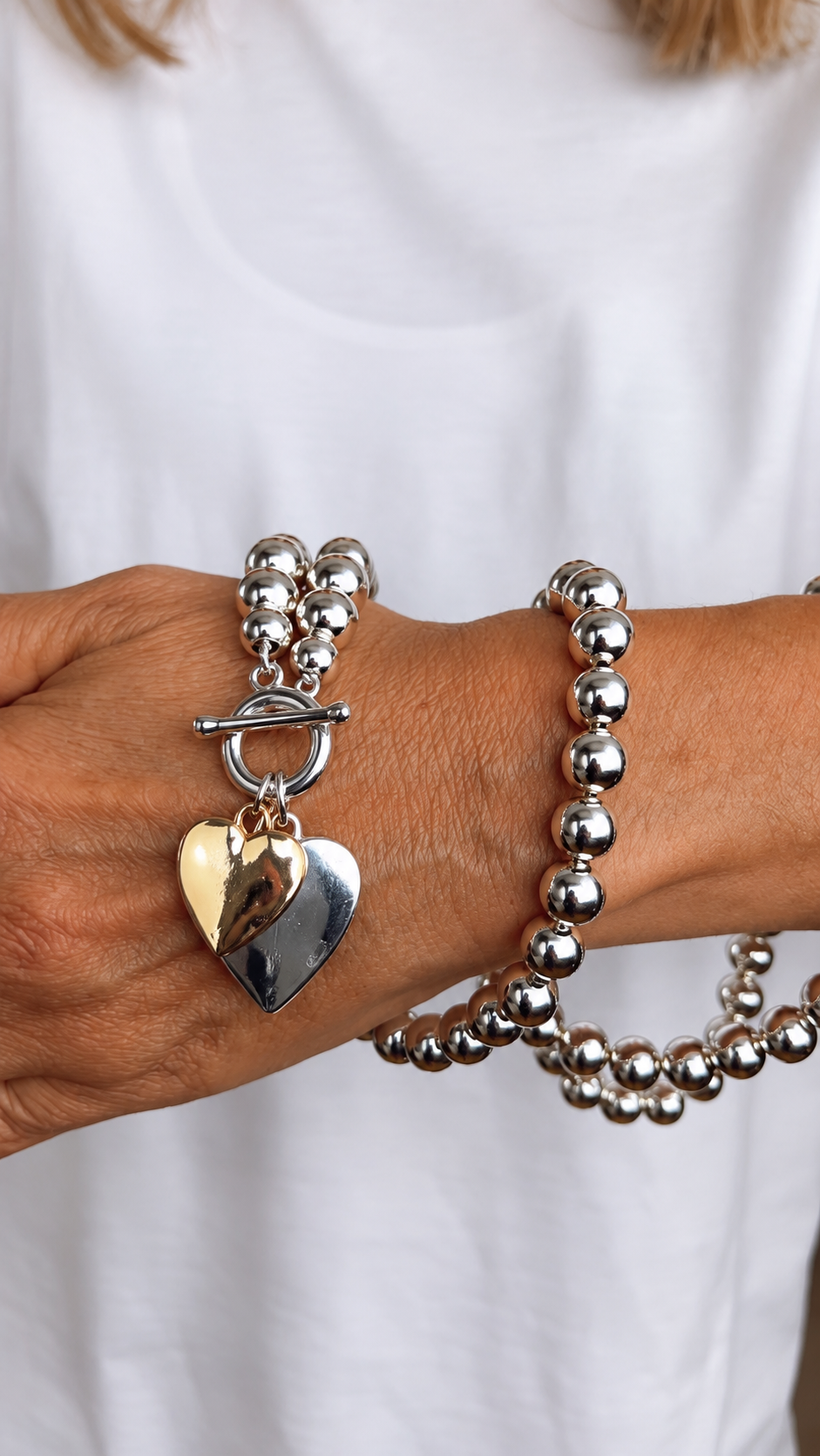 Kette "Long Magic Hearts"